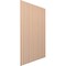 Ekena Millwork 94H x 3/8T Adjustable Wood Slat Wall Panel Kit w/ 3W Slats, Alder contains 15 Slats SWW60X94X0375AL - alternate 3